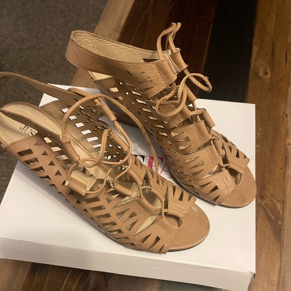 Lace Up Wedges - Picture 7 of 8